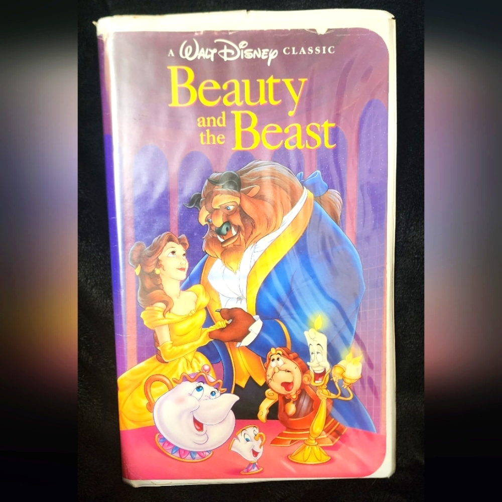 *RARE* Disney's Beauty and the Beast VHS Black Diamond Edition